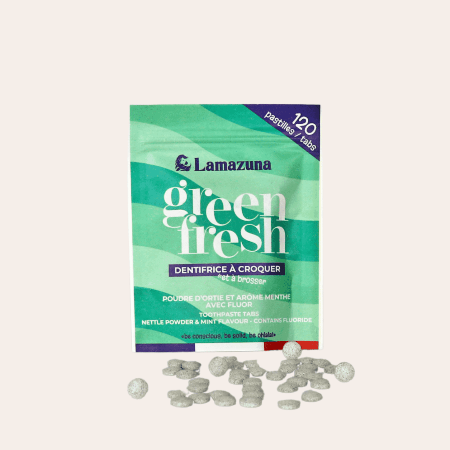 Greenfresh - Zoete munt kauwtandpasta - 120 tabletten