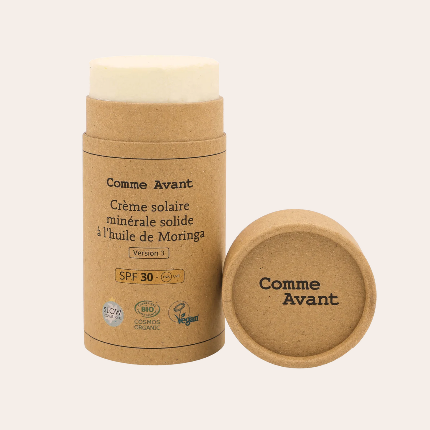 Solid mineral sunscreen with Moringa oil - SPF 30