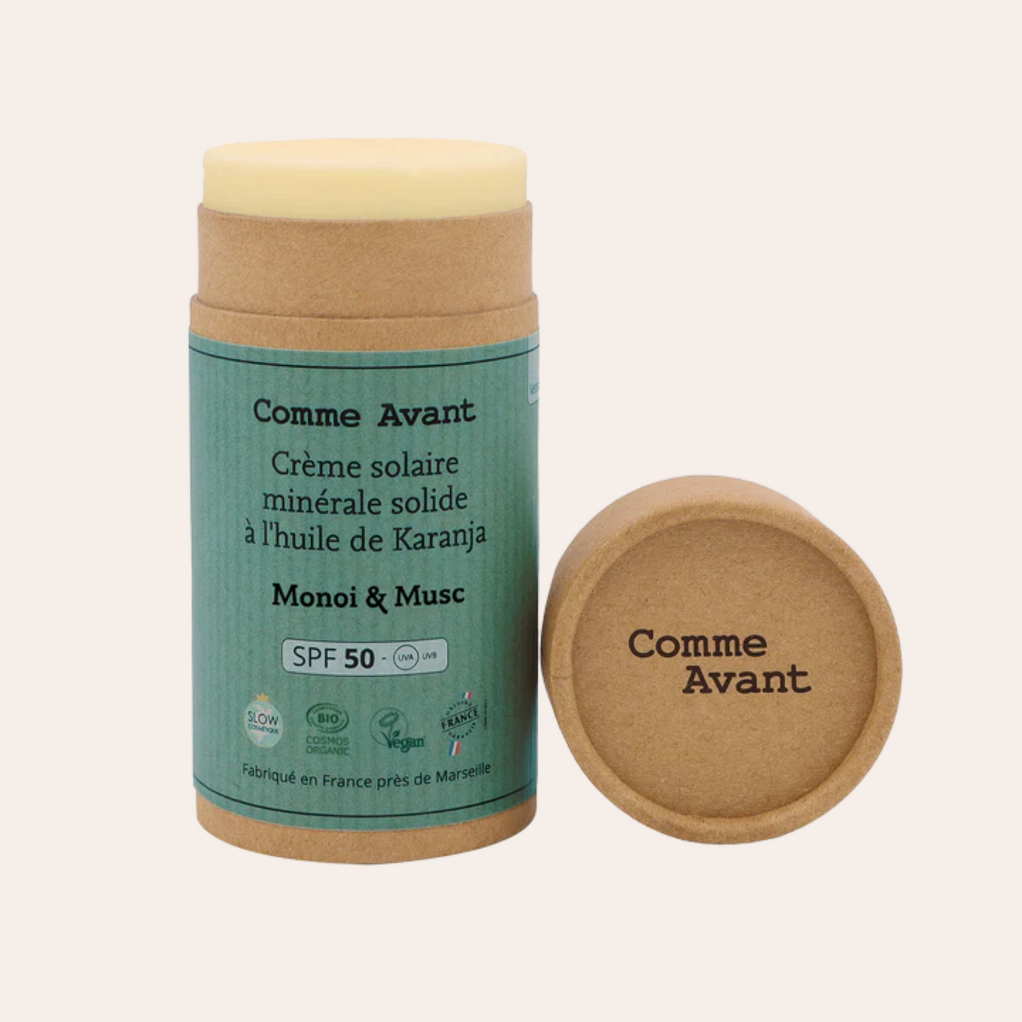 Solid mineral sunscreen with Karanja oil - SPF50