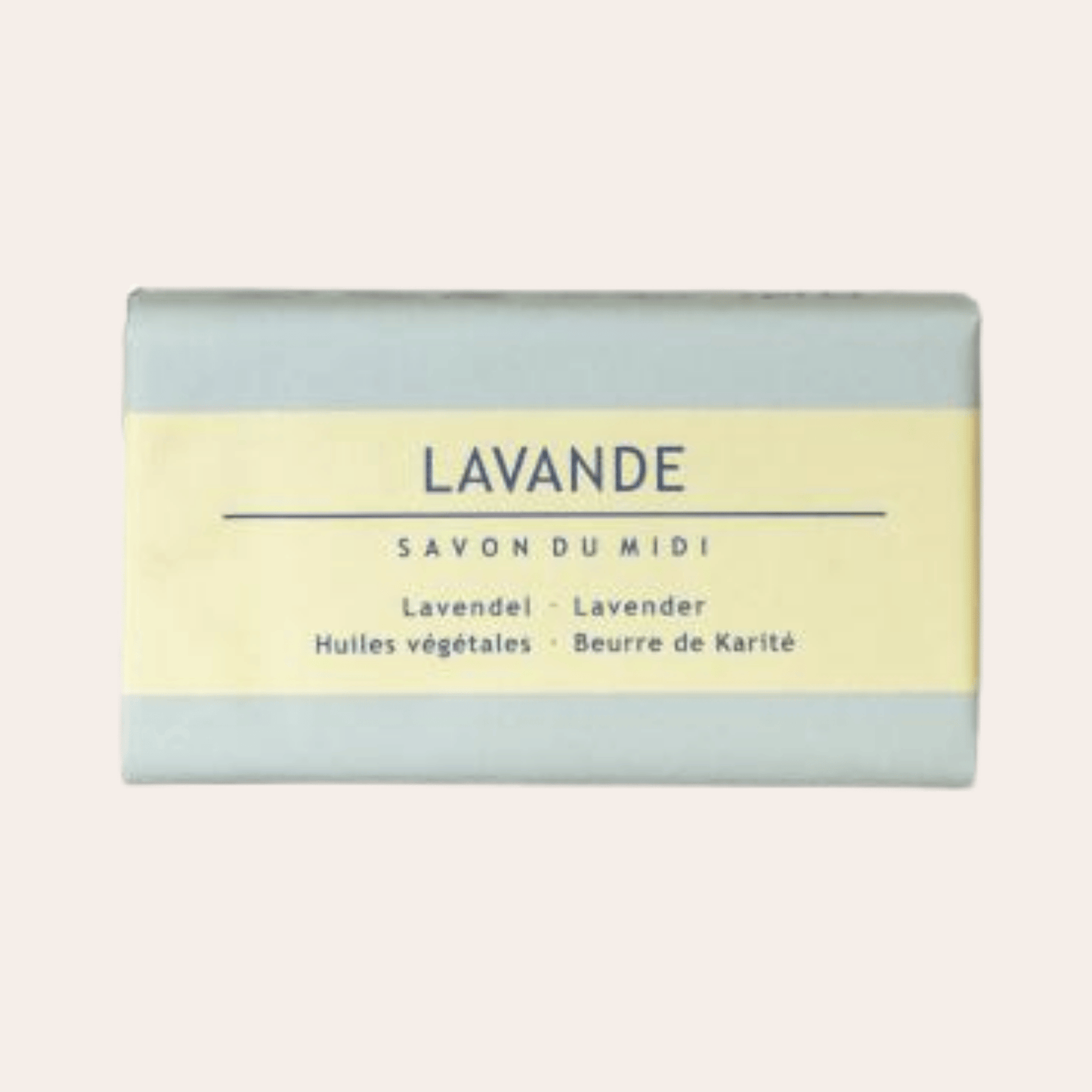 Shea Lavendelzeep · Verpakt in papier · 100 g