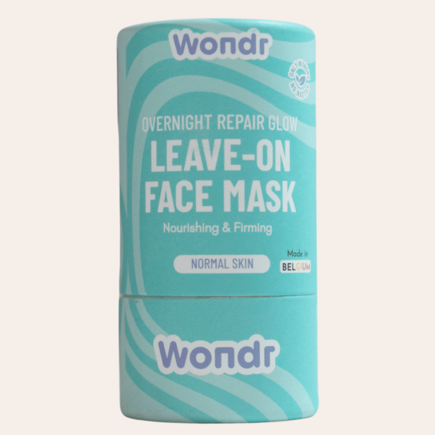 Gezichtsmasker laten zitten