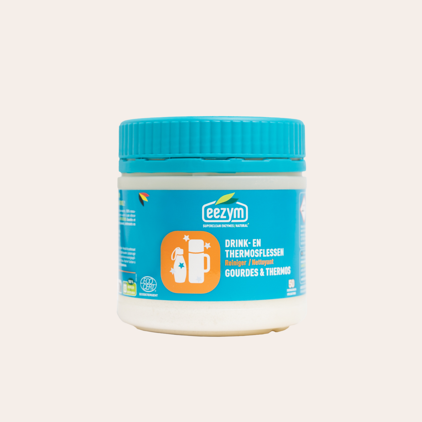 Reinigingsmiddel voor drinkflessen en thermosflessen