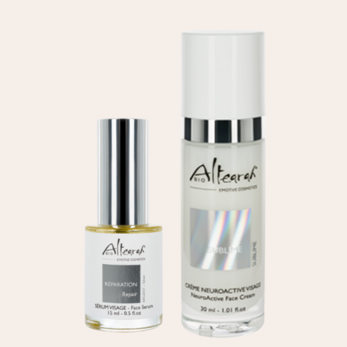 Duo synergie visage - Crème sublime + Sérum argent