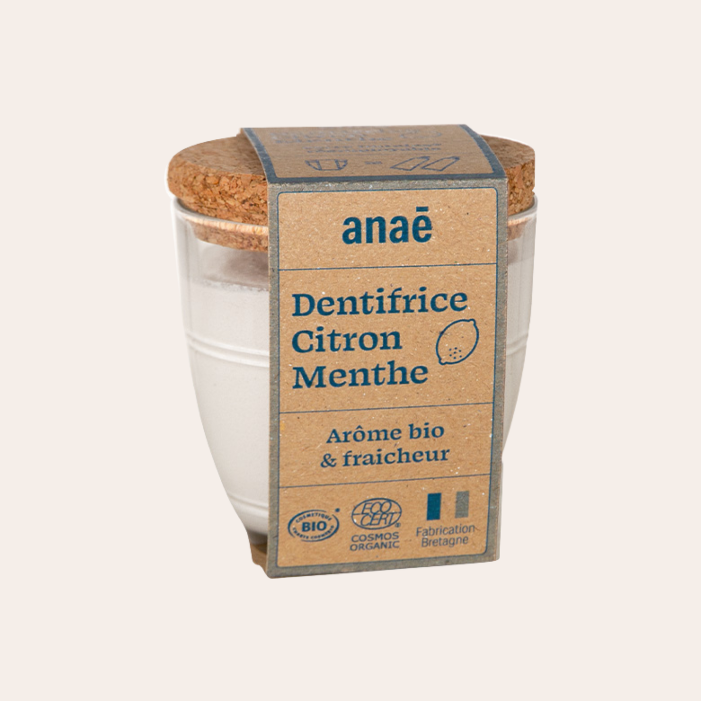 Reusable glass toothpaste 175g