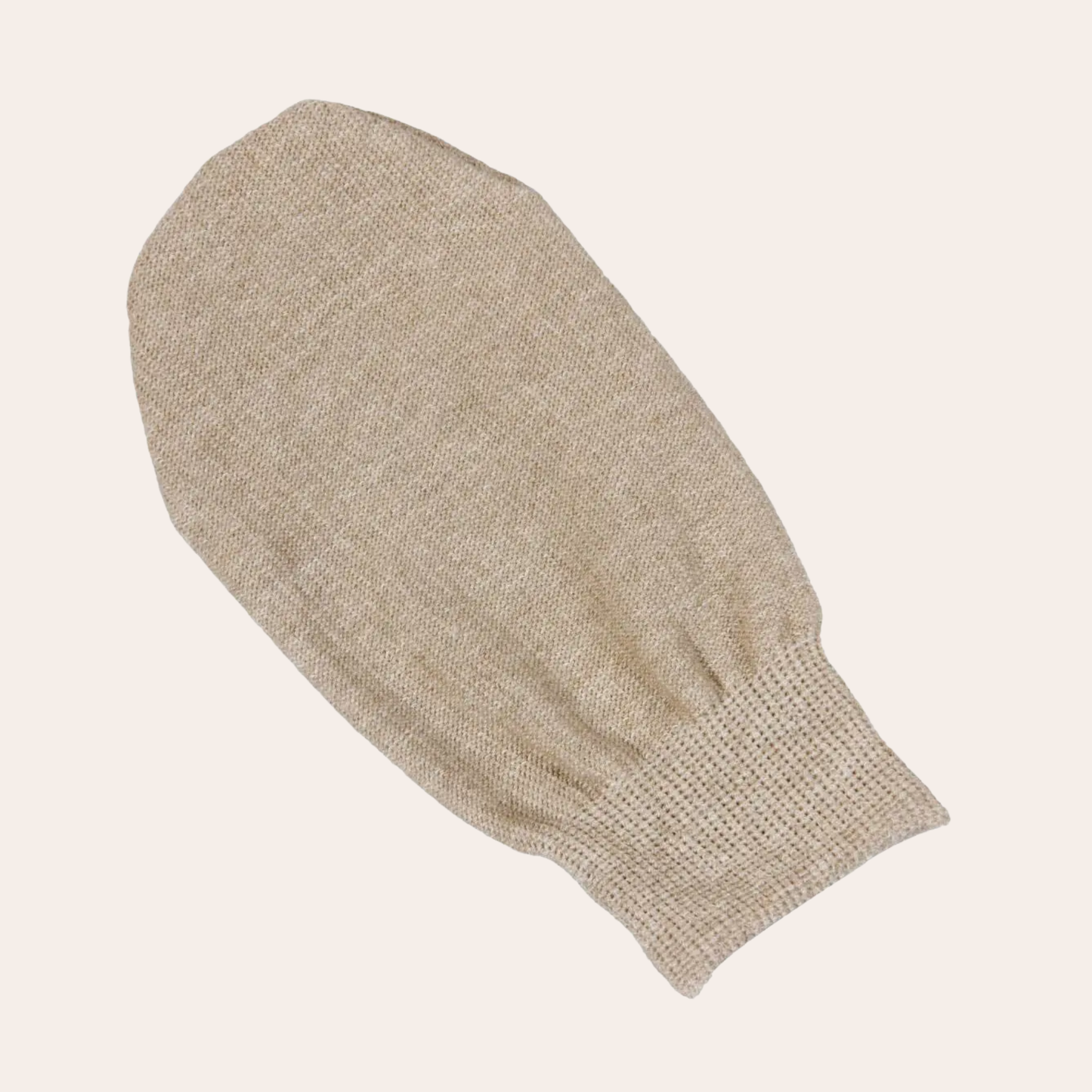 Hammam glove in linen and organic cotton