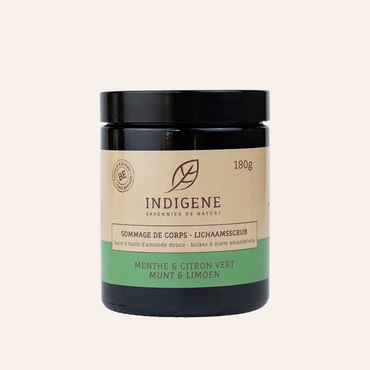Gommage corps menthe et citron vert