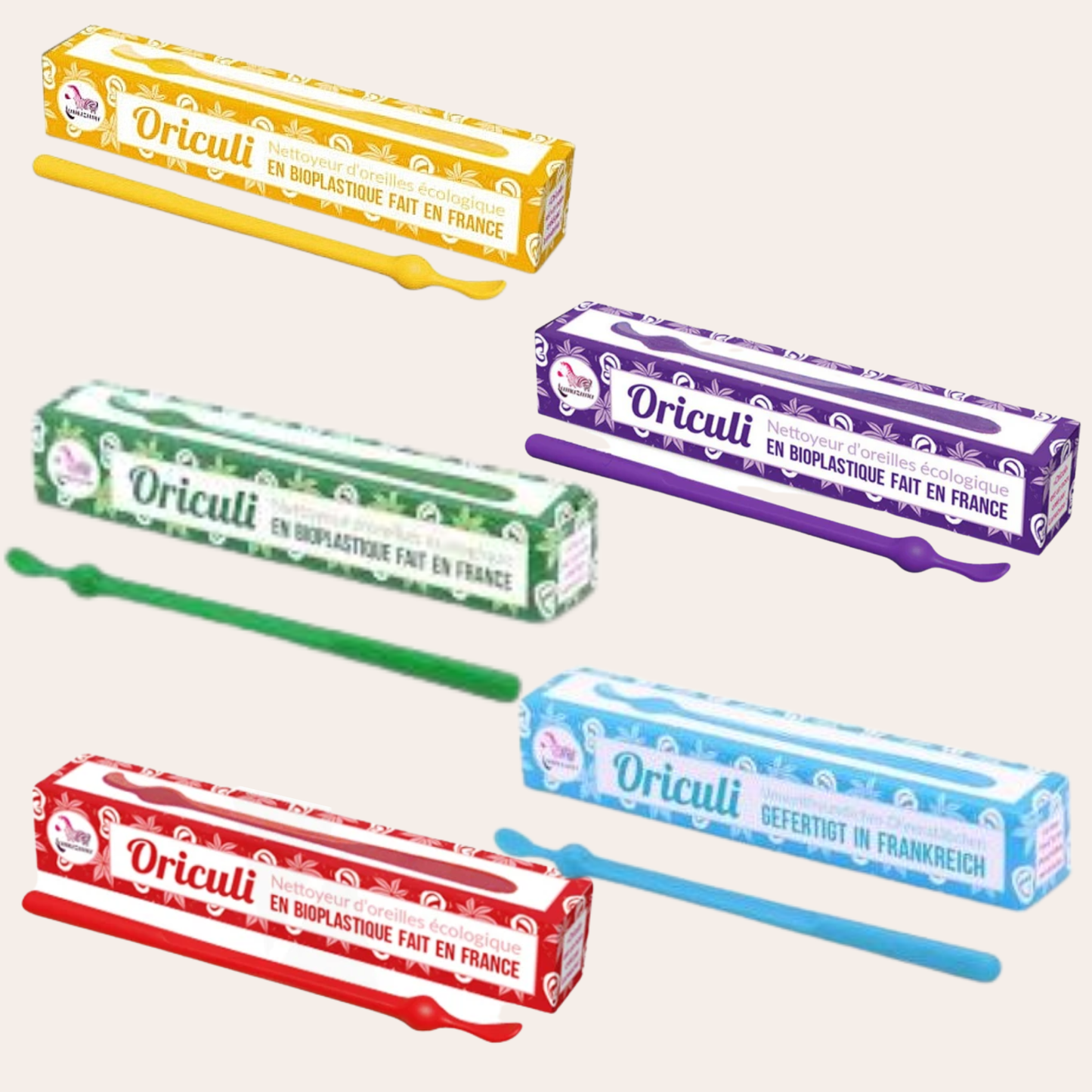 Oriculi in bioplastic