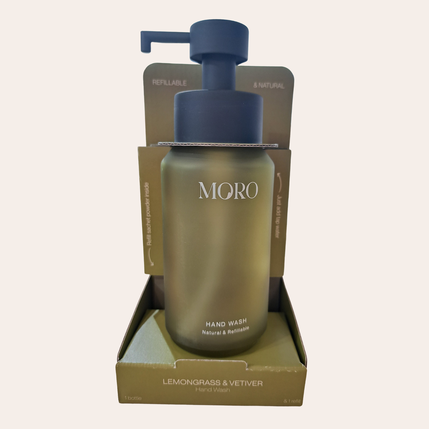 Hervulbare poederhandzeep om te verdunnen