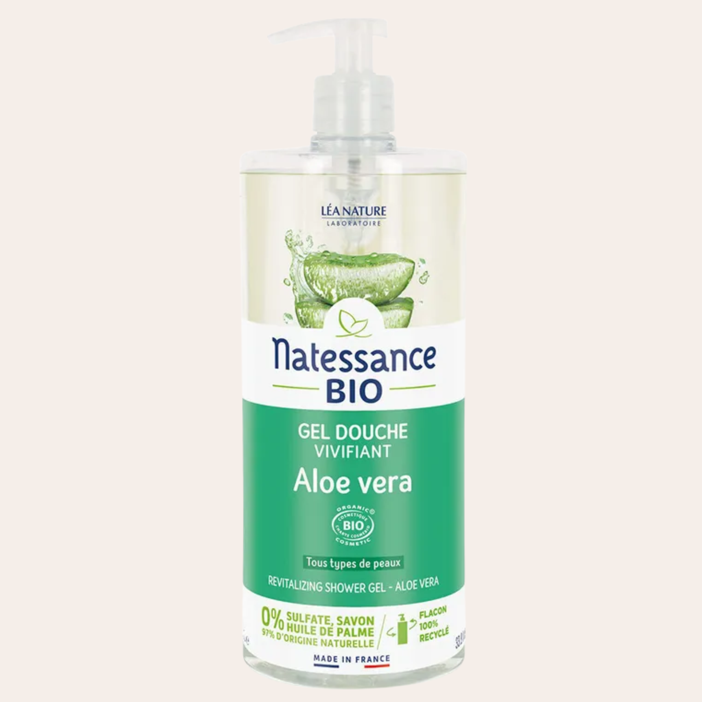 Douchegel voor alle huidtypes Aloë Vera 1L