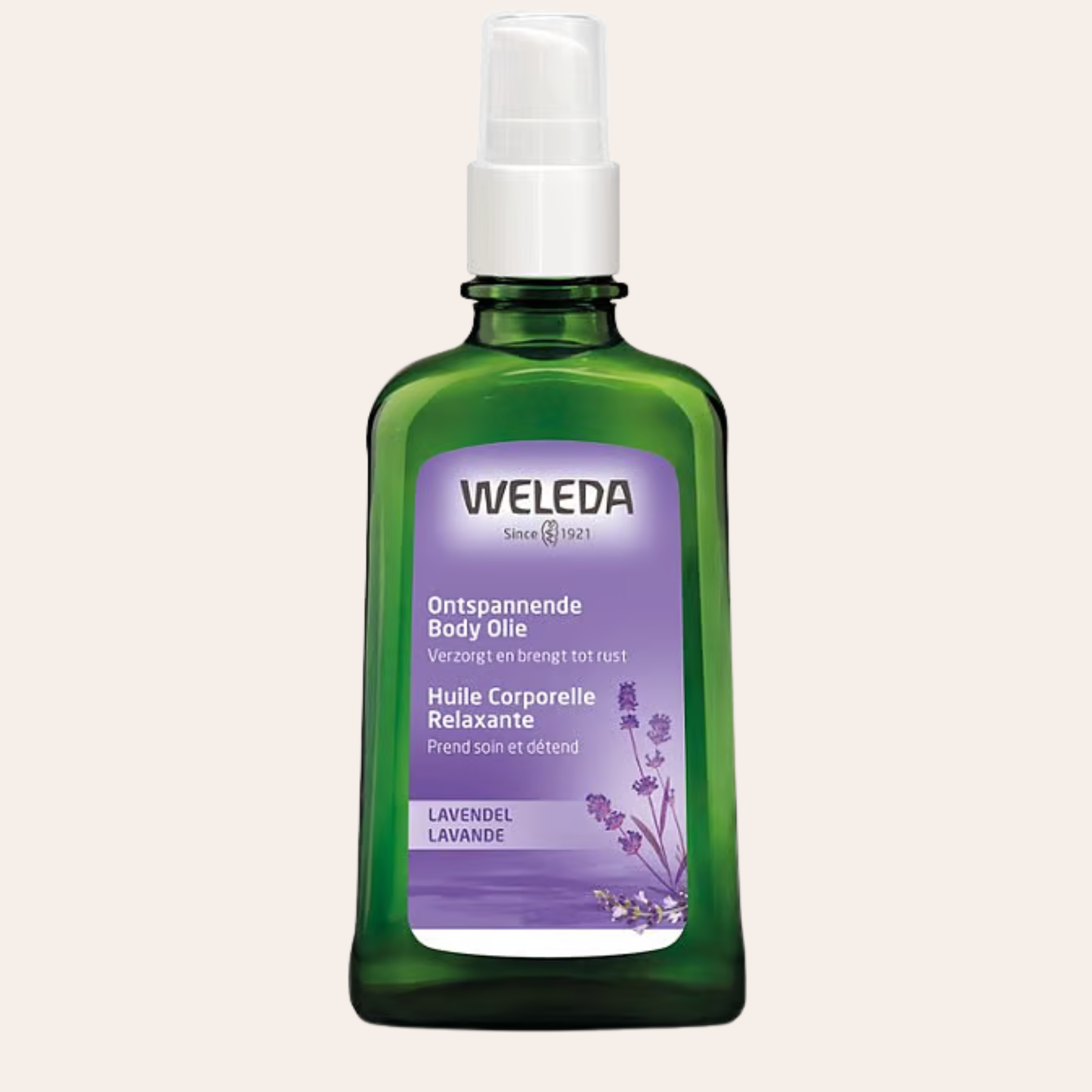 Huile corporelle relaxante à la lavande