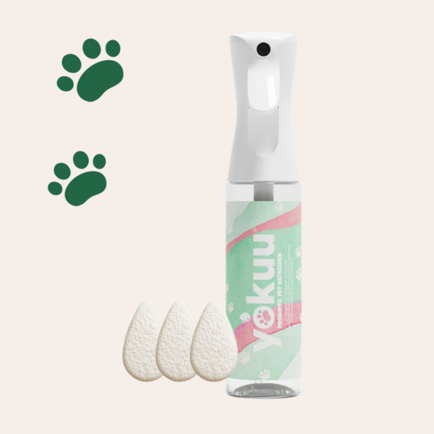 Spray rafraîchissant probiotique pour animaux