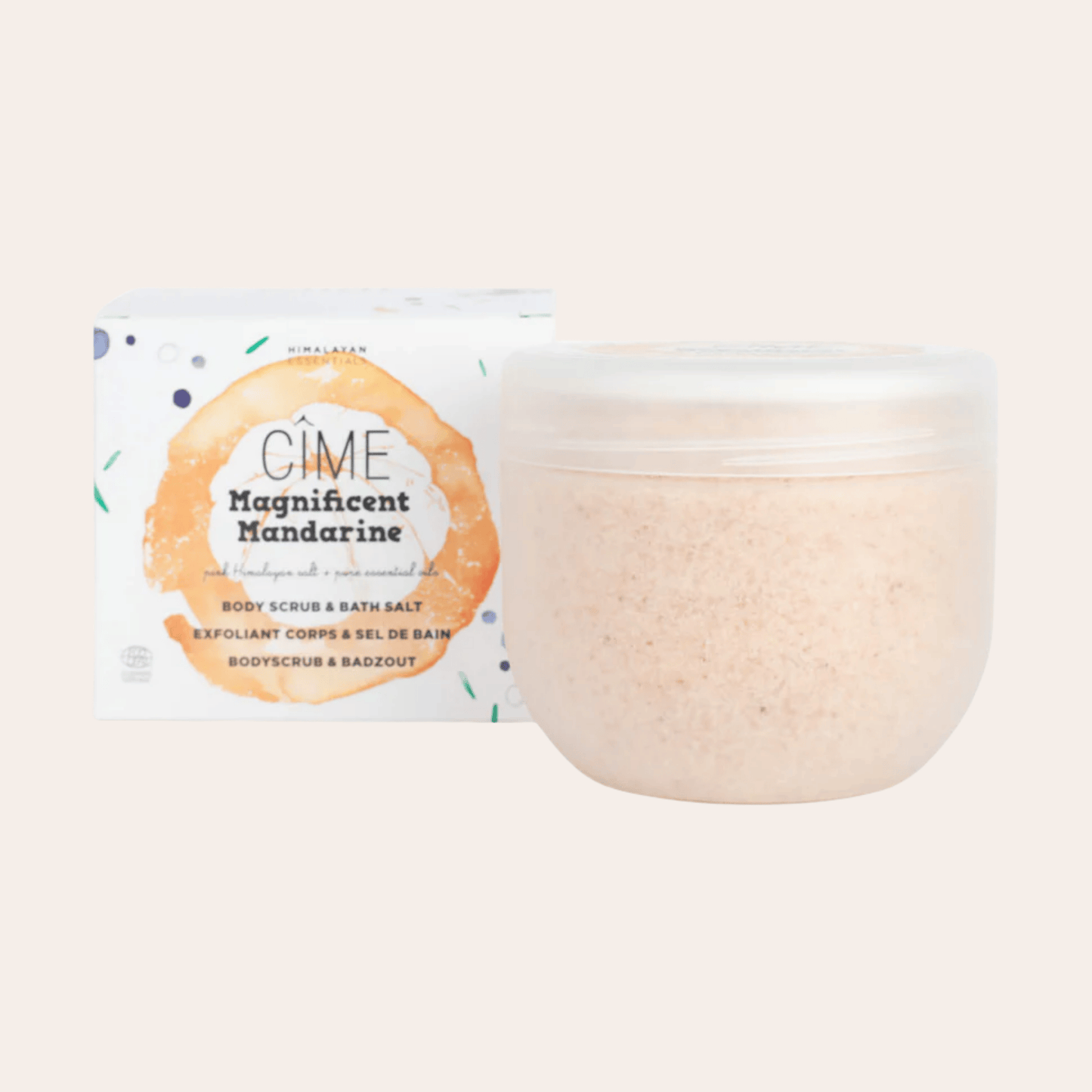 Prachtig Mandarijn | Exfoliant voor het lichaam en badzout