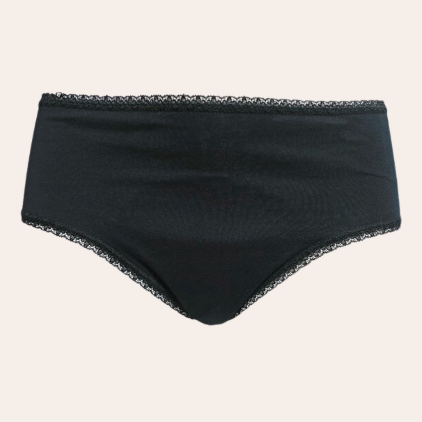 Zwart menstruatieslipje