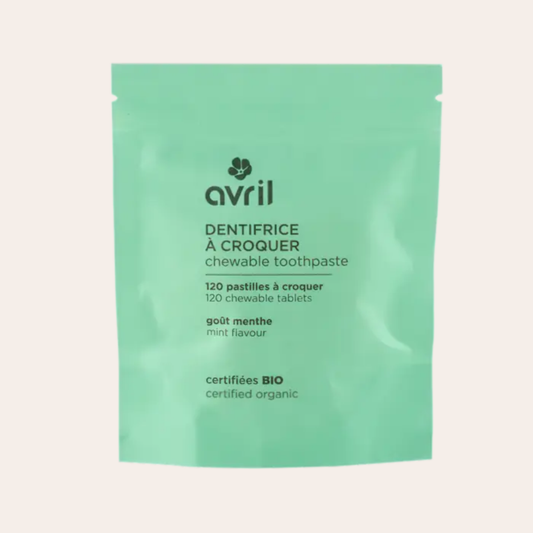 Kauwbare tandpasta met muntsmaak