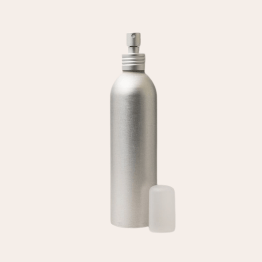 Aluminium fles met spray 100ml