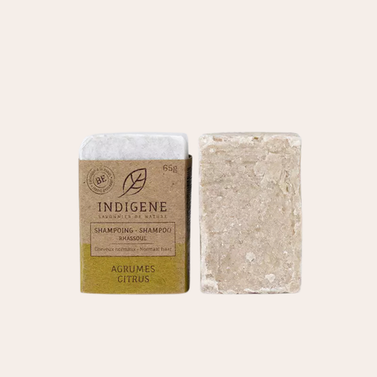 Shampoing rhassoul pour cheveux normaux Agrumes.