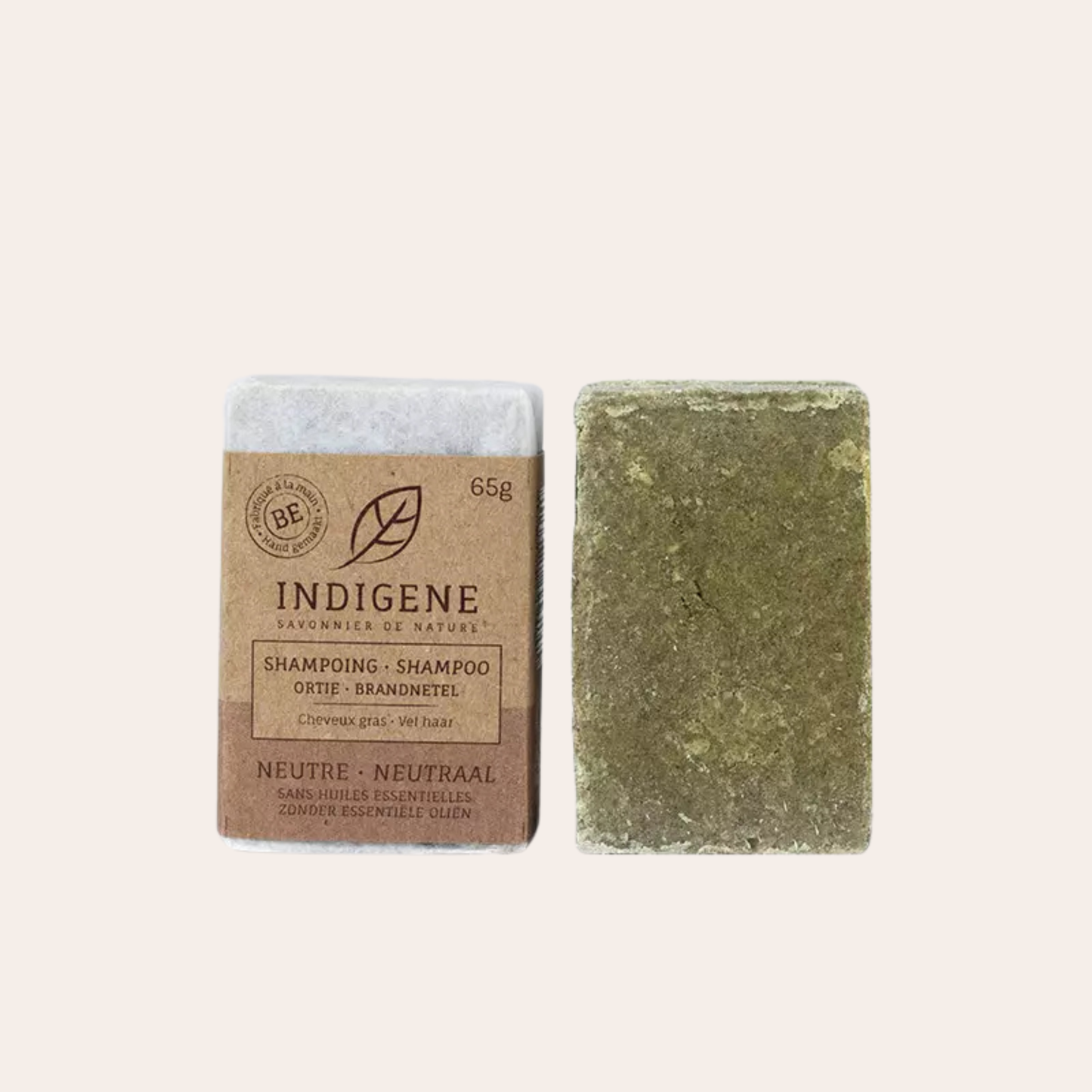 Shampoing ortie pour cheveux gras - sans huiles essentielles.