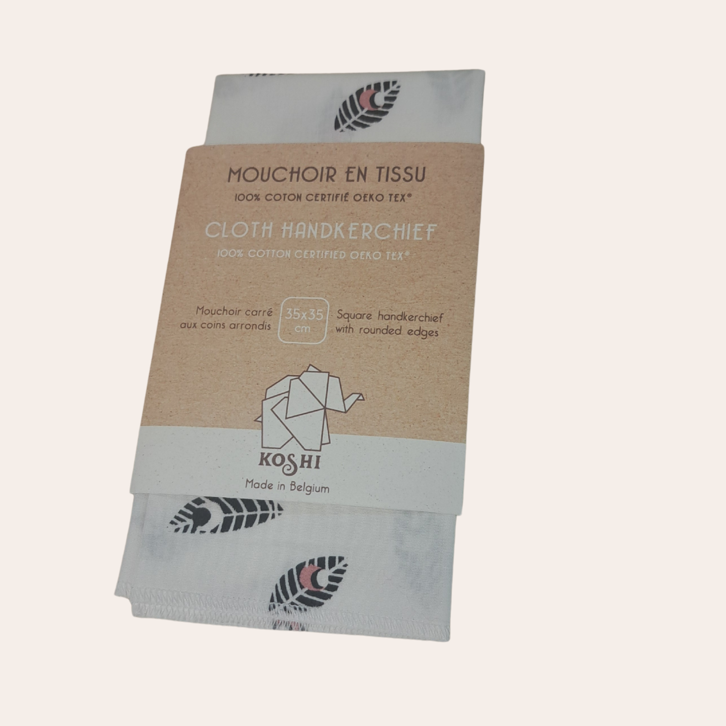 Stoffen zakdoek 35x35cm