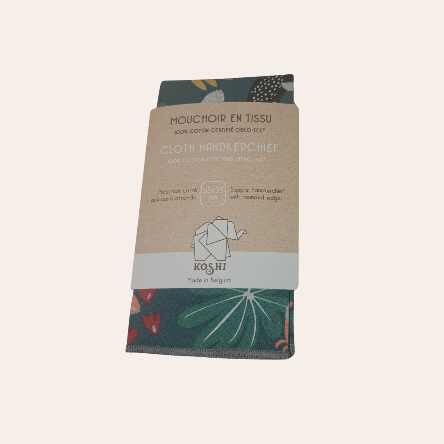 Stoffen zakdoek 35x35cm