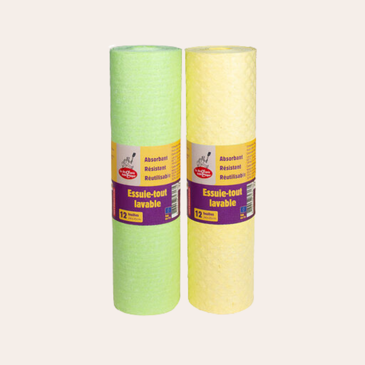 Wasbare papieren handdoek