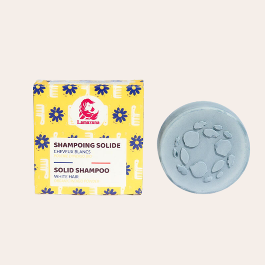 Vaste shampoo voor wit haar