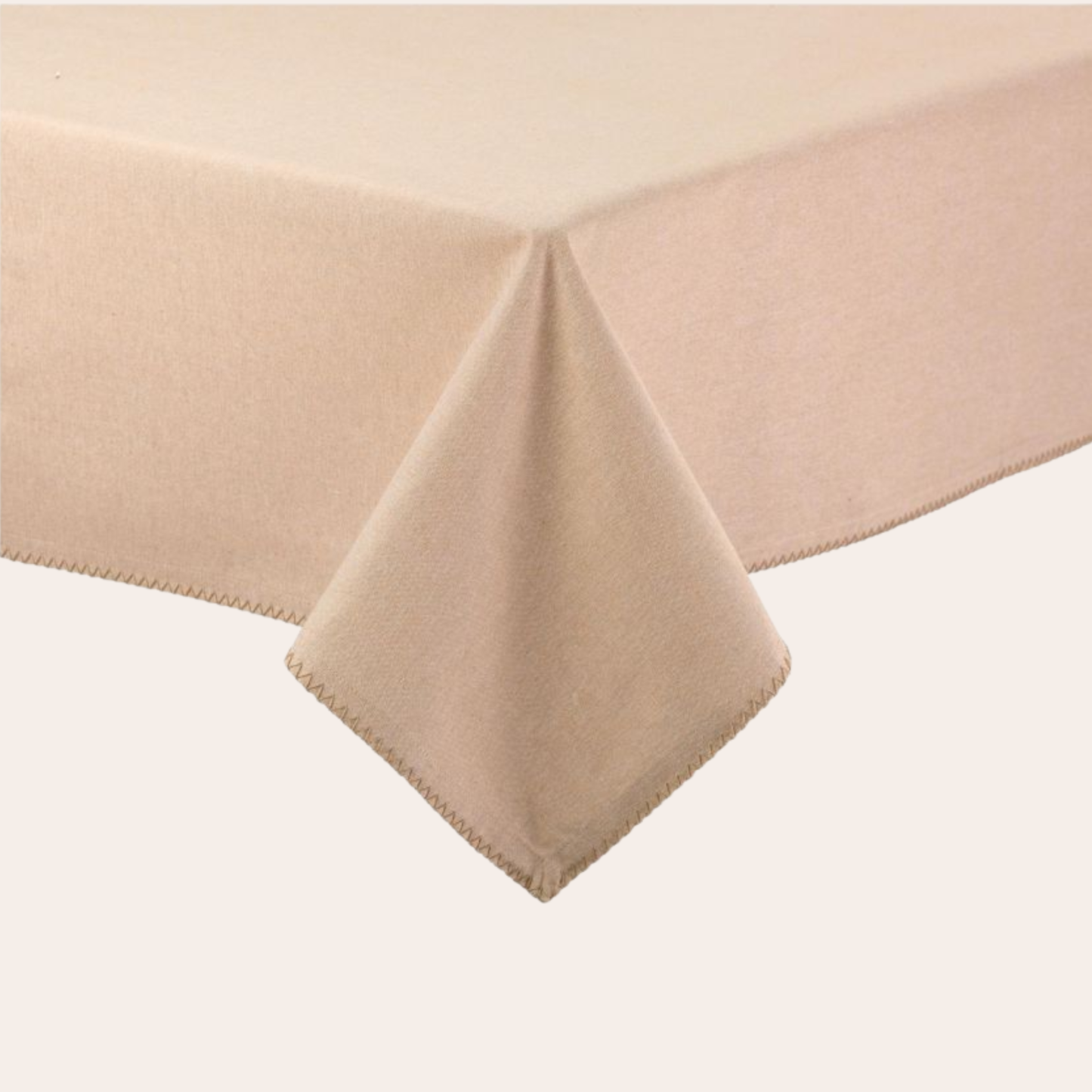 Gerecycled tafelkleed Delia Naturel 170 x 250