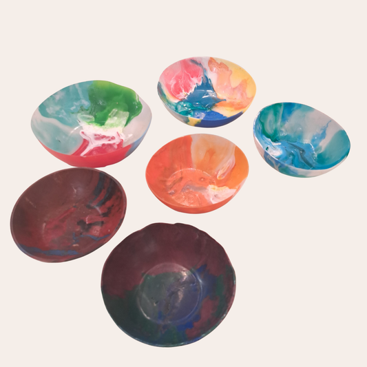 Gerecycleerde plastic kom