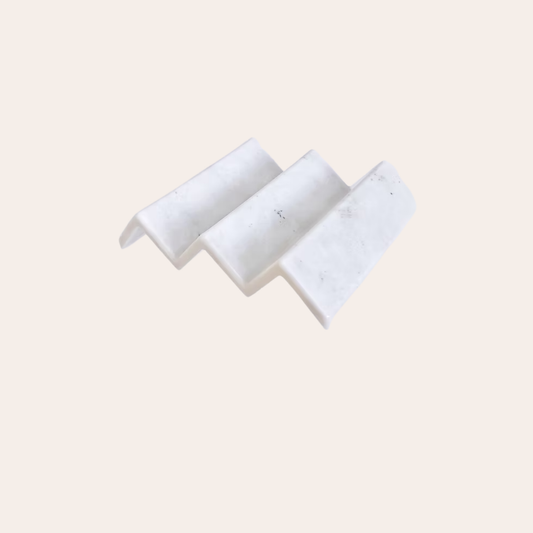 Hello Waste wit zeepbakje van gerecycled plastic