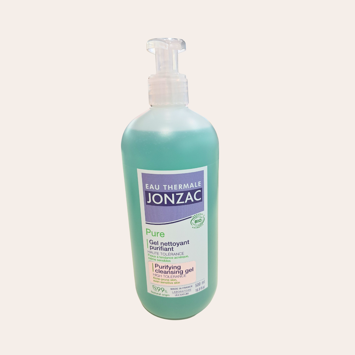 Routine bio Eau thermale Jonzac au zinc pour peaux à tendance acnéiques et peaux à imperfections