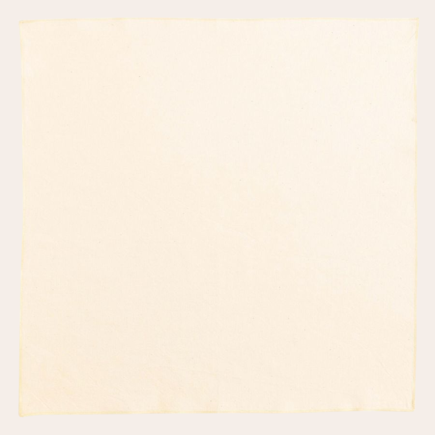 Gerecycled servet Yuna Ivoor 50 x 50