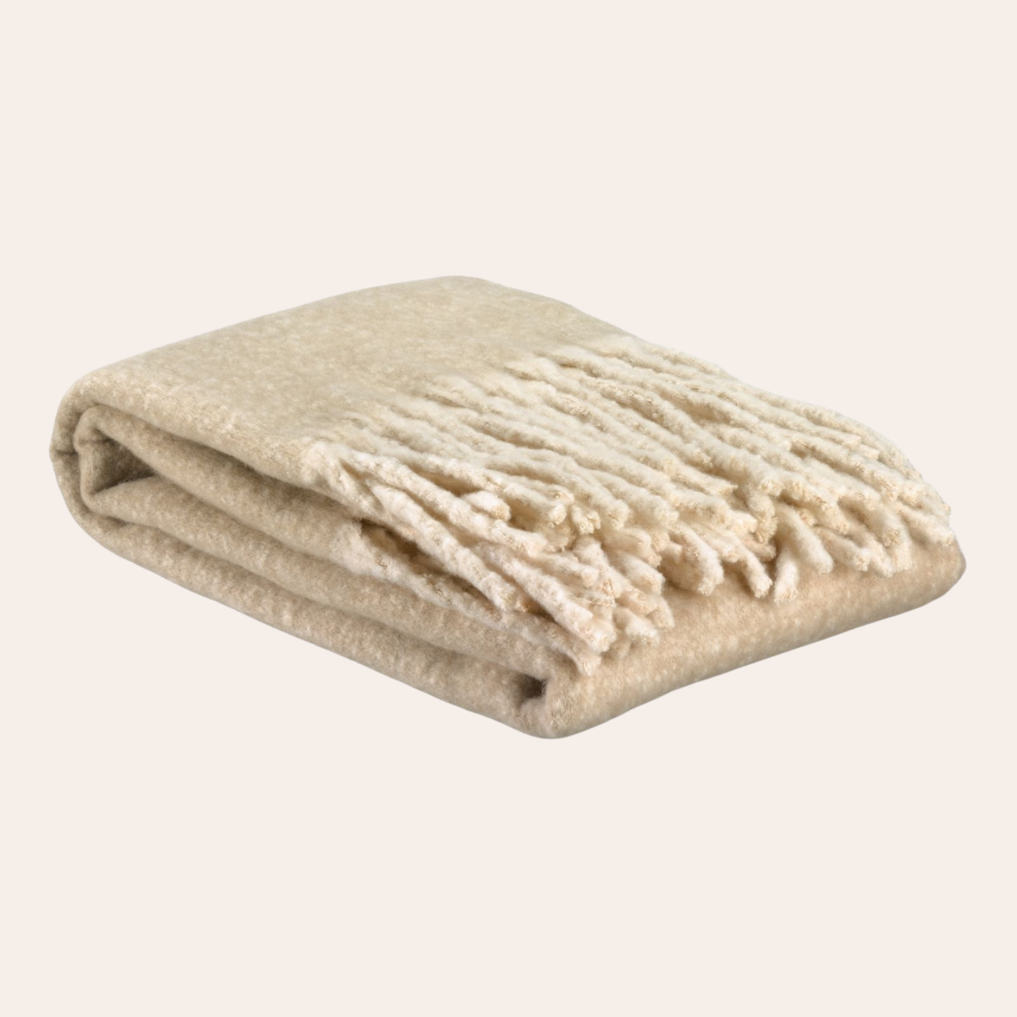 Gerecyclede deken Isabel Natural 130 x 160