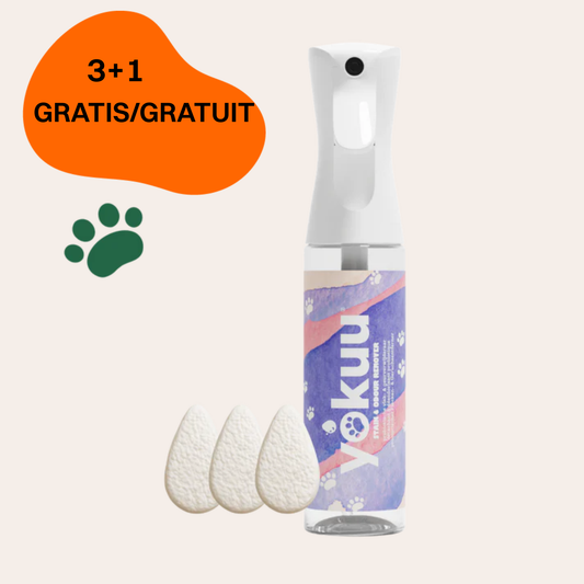 Détachant et désodorisant probiotique pour animaux