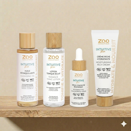 Zao-routine voor de droge huid