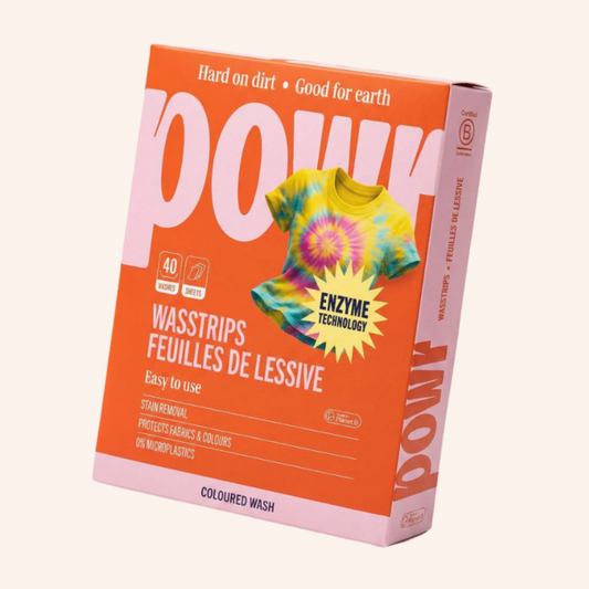 powr feuilles de lessive pour linge de couleur - anciennement Brauzz & Klaaar - 40 feuilles