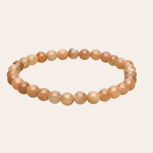 6 mm armband met zonnesteen