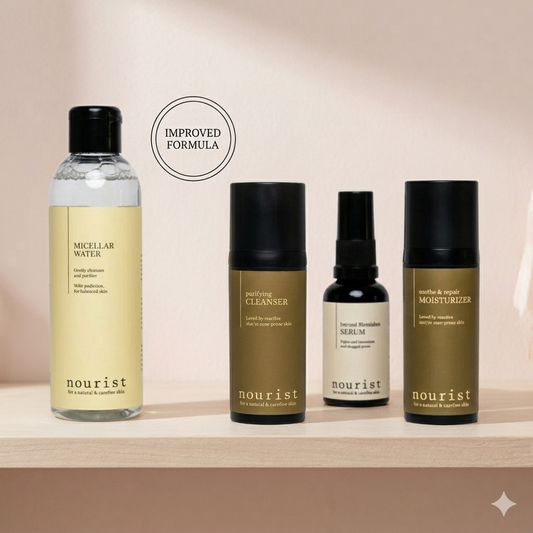 Routine Nourist pour peaux à imperfections et/ou tendance acnéique à l'acide salycilique